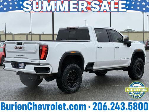 White Frost Tricoat 2024 GMC Sierra 2500 Denali