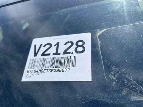Midnight Black Metallic 2025 Toyota Corolla LE