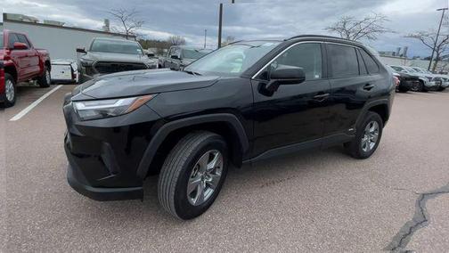 Black Metallic 2025 Toyota RAV4 Hybrid LE