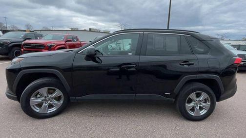 Black Metallic 2025 Toyota RAV4 Hybrid LE