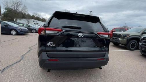 Black Metallic 2025 Toyota RAV4 Hybrid LE