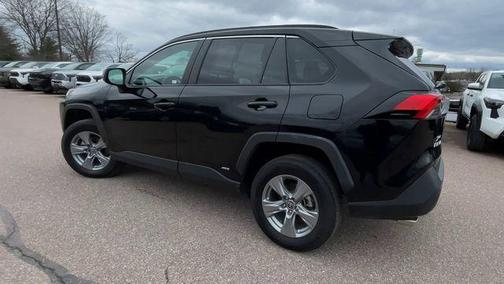 Black Metallic 2025 Toyota RAV4 Hybrid LE