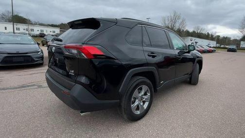 Black Metallic 2025 Toyota RAV4 Hybrid LE
