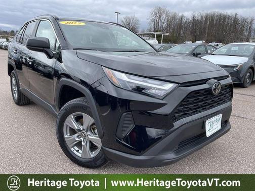Black Metallic 2025 Toyota RAV4 Hybrid LE