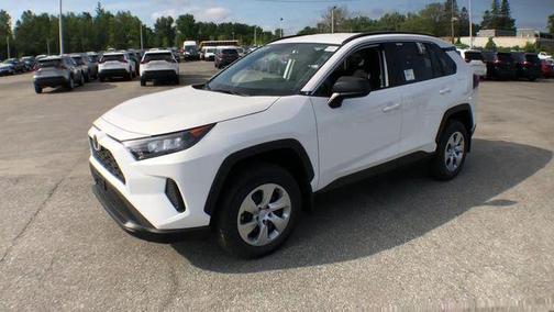 Super White 2019 Toyota RAV4 LE