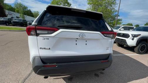 Super White 2019 Toyota RAV4 LE