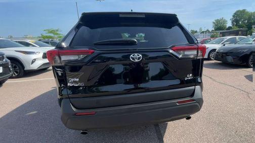 Midnight Black Metallic 2025 Toyota RAV4 Hybrid LE