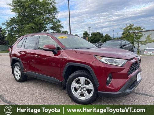 Ruby Flare Pearl 2020 Toyota RAV4 Hybrid XLE