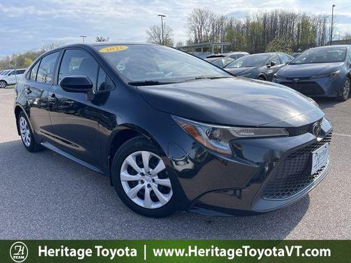 Black Sand Pearl 2022 Toyota Corolla LE
