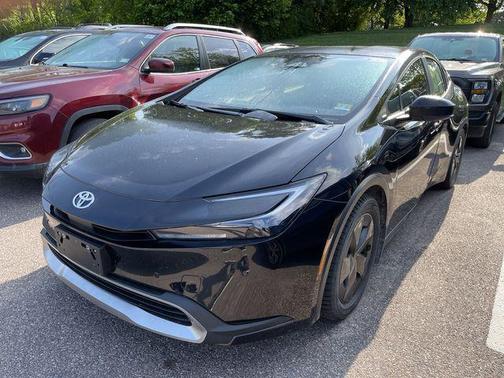 Midnight Black Metallic 2025 Toyota Prius Plug-In Hybrid SE