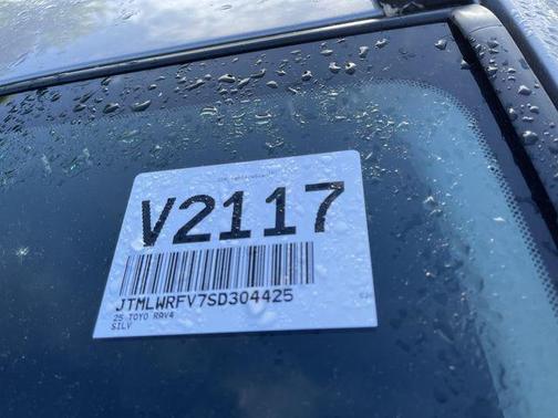 Silver Sky Metallic 2025 Toyota RAV4 Hybrid LE