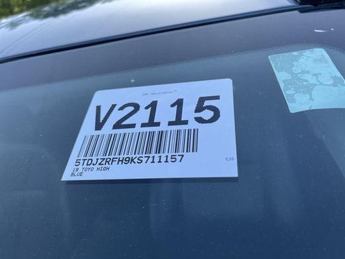 Shoreline Blue Pearl 2019 Toyota Highlander XLE