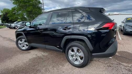 Midnight Black Metallic 2025 Toyota RAV4 Hybrid LE