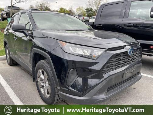 Midnight Black Metallic 2022 Toyota RAV4 Hybrid LE