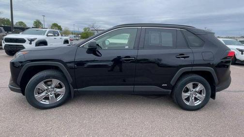 Midnight Black Metallic 2022 Toyota RAV4 Hybrid LE