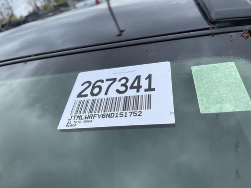Midnight Black Metallic 2022 Toyota RAV4 Hybrid LE