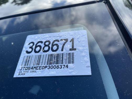 Midnight Black Metallic 2023 Toyota Corolla LE