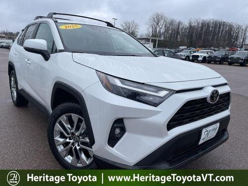 Wind Chill Pearl 2025 Toyota RAV4 XLE Premium