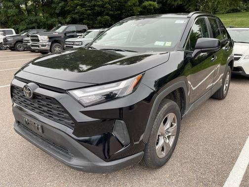Midnight Black Metallic 2025 Toyota RAV4 Hybrid LE