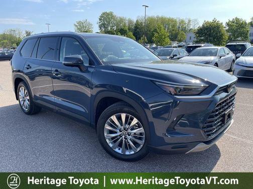 Dark Blue 2024 Toyota Grand Highlander Platinum