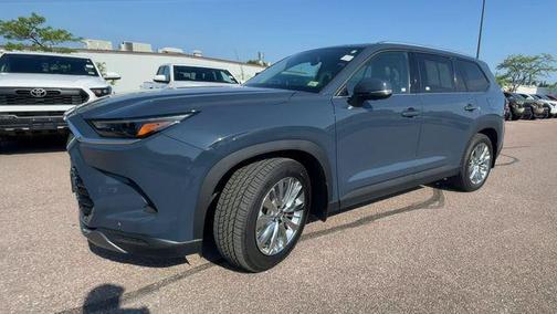 Dark Blue 2024 Toyota Grand Highlander Platinum
