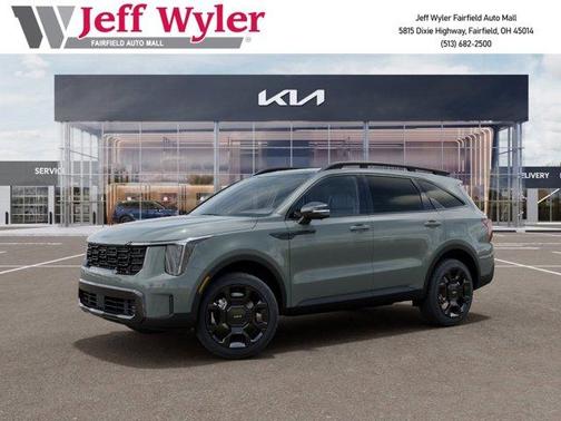 Green 2026 Kia Sorento Hybrid X-LINE SX PRESTIGE