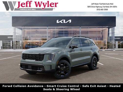 Green 2026 Kia Sorento Hybrid X-LINE SX PRESTIGE