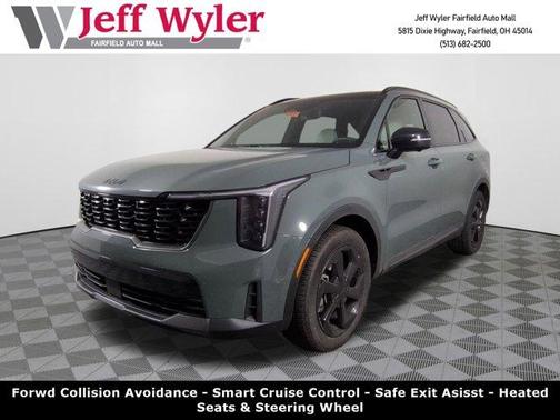Green 2026 Kia Sorento Hybrid X-LINE SX PRESTIGE