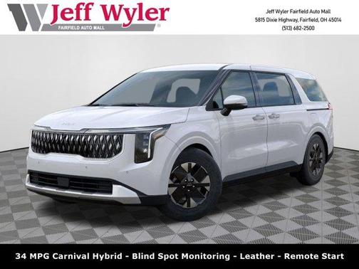 Snow White Pearl 2026 Kia Carnival Hybrid LXS
