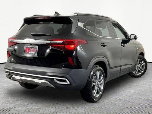 Cherry Black 2023 Kia Seltos S