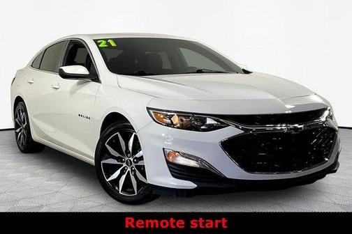 Summit White 2021 Chevrolet Malibu RS