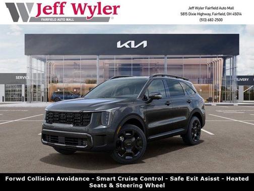 Gray 2026 Kia Sorento Hybrid X-LINE SX PRESTIGE