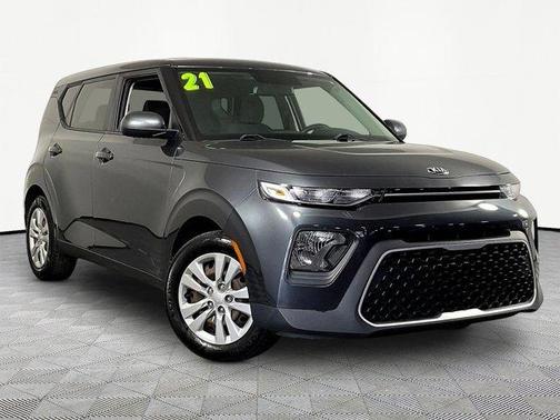 Gravity Gray 2021 Kia Soul LX