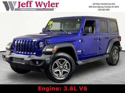 Ocean Blue Metallic 2019 Jeep Wrangler Unlimited Sport