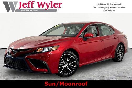 Red 2021 Toyota Camry SE Nightshade