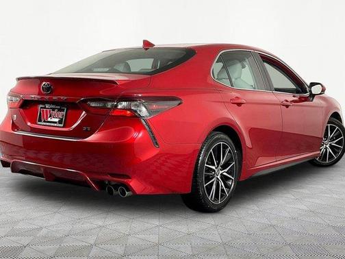 Red 2021 Toyota Camry SE Nightshade