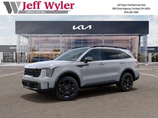 Gray 2026 Kia Sorento X-Line SX Prestige