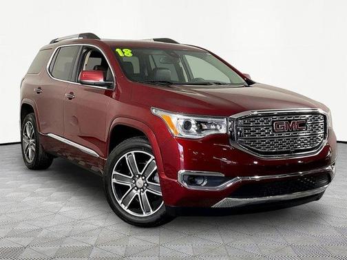 Crimson Red Tintcoat 2018 GMC Acadia Denali