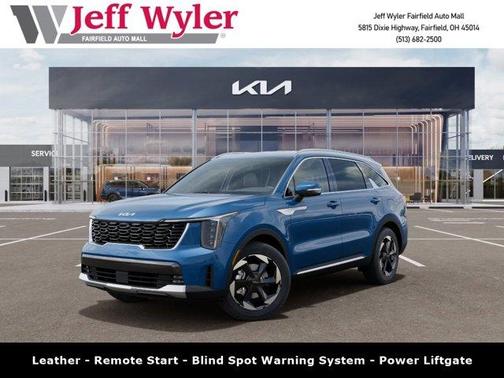Mineral Blue 2026 Kia Sorento Hybrid EX