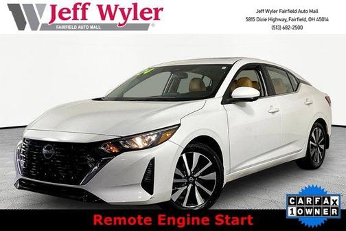 Aspen White 2024 Nissan Sentra SV