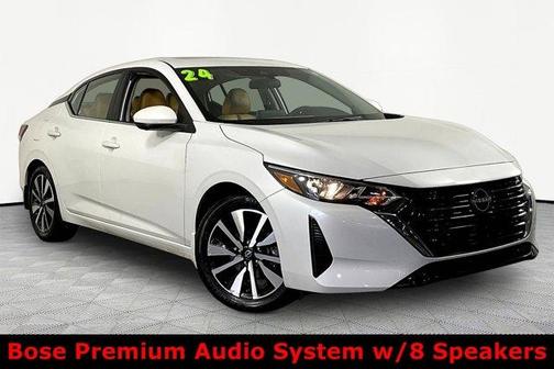 Aspen White 2024 Nissan Sentra SV
