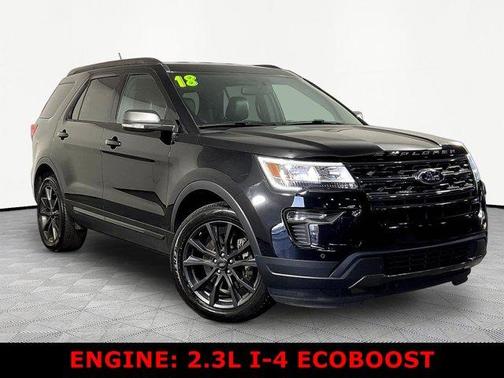 Shadow Black 2018 Ford Explorer XLT