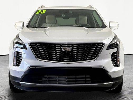 Crystal White Tri-Coat 2023 Cadillac XT4 Premium Luxury