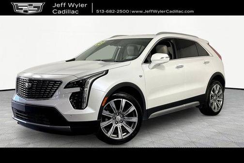 Crystal White Tri-Coat 2023 Cadillac XT4 Premium Luxury