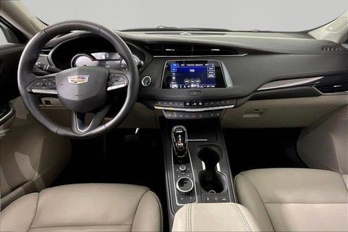 Crystal White Tri-Coat 2023 Cadillac XT4 Premium Luxury