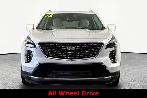 Crystal White Tri-Coat 2023 Cadillac XT4 Premium Luxury