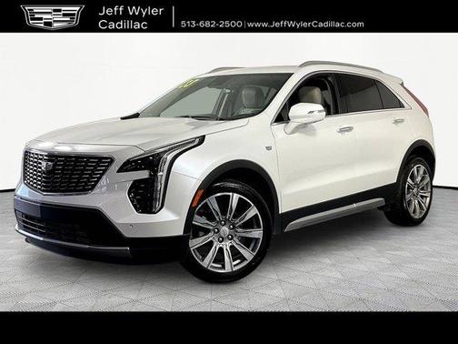 Crystal White Tri-Coat 2023 Cadillac XT4 Premium Luxury