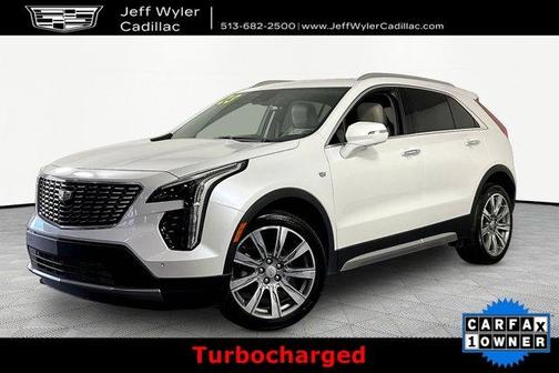 Crystal White Tri-Coat 2023 Cadillac XT4 Premium Luxury