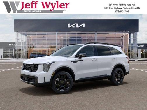 Snow White Pearl 2026 Kia Sorento Hybrid X-LINE SX PRESTIGE