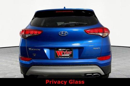 Aqua Blue 2018 Hyundai TUCSON Sport